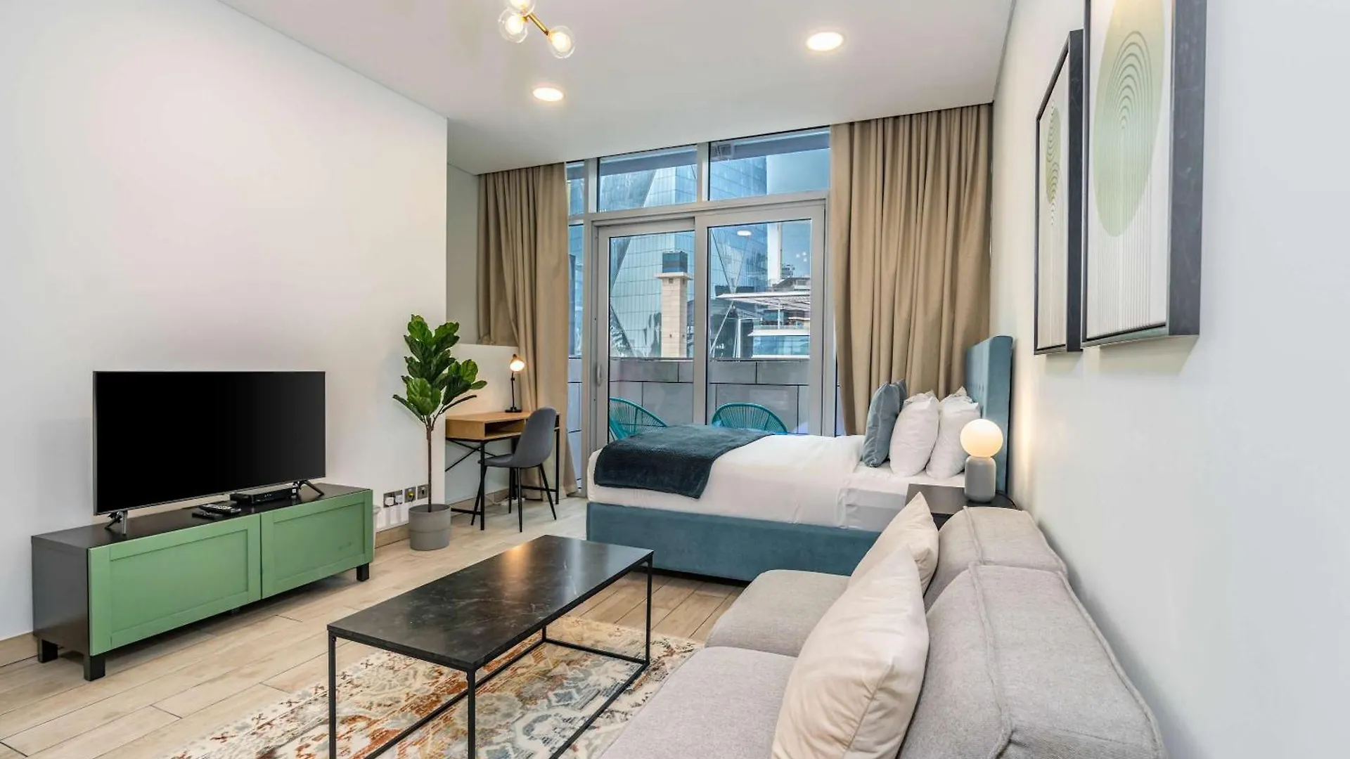 Silkhaus Newly Furnished Studio Facing Difc With Pool And Gym Access ドバイ 0*,  アラブ首長国連邦
